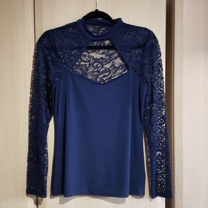 Express Lace Detail Blouse